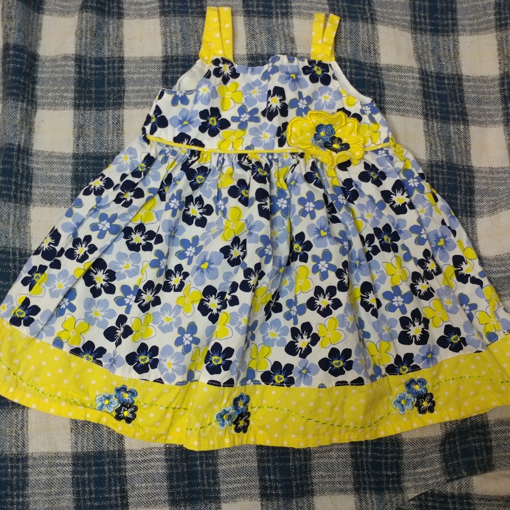 Blueberi Boulevard Floral Dress